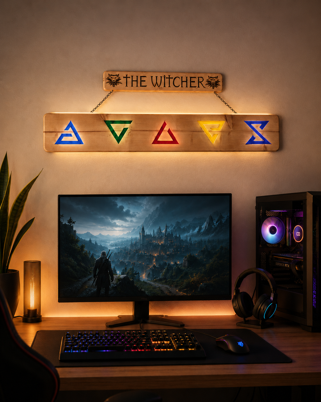 Dekorace na zeď - The Witcher